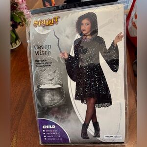 Spirit Coven Witch Kids Costume - Black and Blue